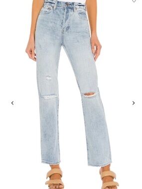 pistola Light Blue High-Rise “Cassie”  Distressed Jeans / BNWT